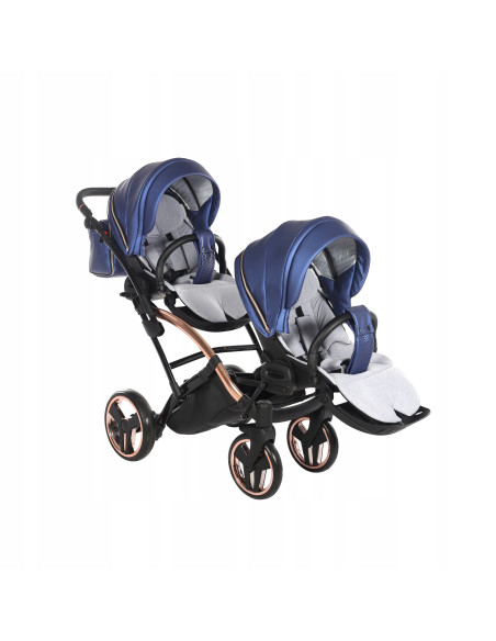 Wózek bliźniaczy Junama FLUO Duo Slim v2 (3w1) 01