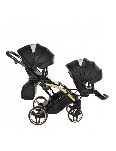 Wózek bliźniaczy Junama FLUO Duo Slim v2 (3w1) 04