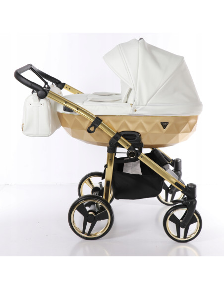 Wózek bliźniaczy Junama MIRROR Satin DUO (3w1) 06