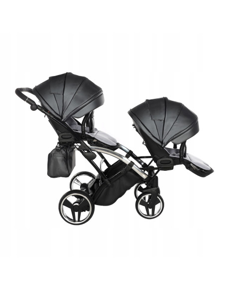 Wózek bliźniaczy Junama FLUO Duo Slim v2 (3w1) 05