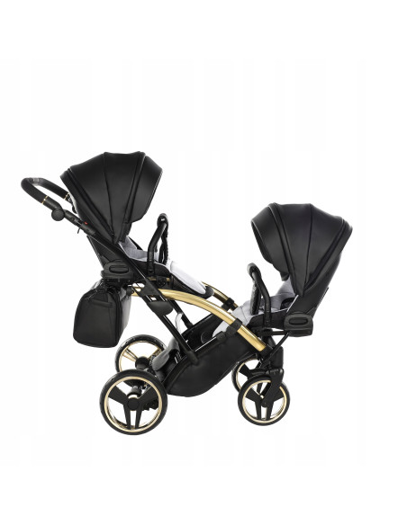 Wózek bliźniaczy Junama FLUO Duo Slim v2 (3w1) 04