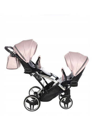 Wózek bliźniaczy Junama FLUO Duo Slim v2 (3w1) 06