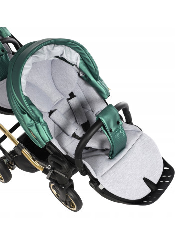 Wózek bliźniaczy Junama FLUO Duo Slim v2 (3w1) 02