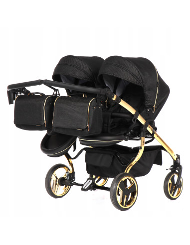 Wózek bliźniaczy Junama MIRROR Satin DUO (3w1) 03