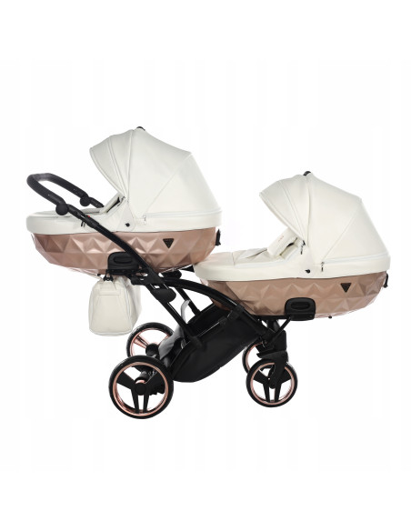Wózek Junama MIRROR Satin DUO Slim (2 w 1) 05