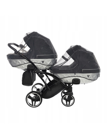 Wózek Junama MIRROR Satin DUO Slim (2 w 1) 01