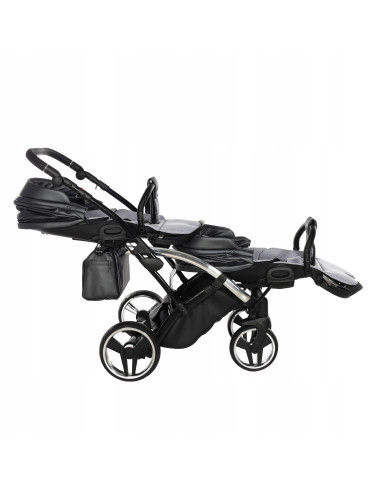 Wózek bliźniaczy Junama FLUO Duo Slim v2 (3w1) 05