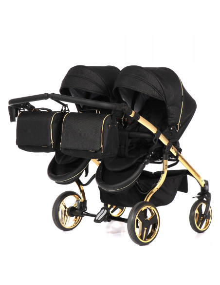 Wózek bliźniaczy Junama MIRROR Satin DUO (3w1) 03