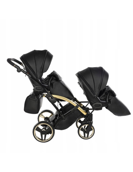 Wózek bliźniaczy Junama FLUO Duo Slim v2 (3w1) 04