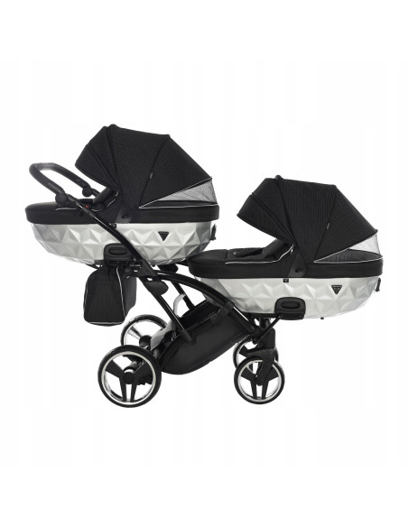 Wózek Junama MIRROR Satin DUO Slim (2 w 1) 01