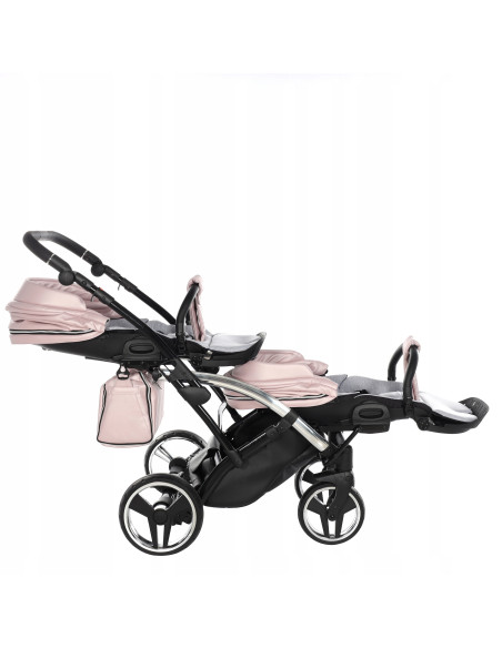 Wózek bliźniaczy Junama FLUO Duo Slim v2 (3w1) 06