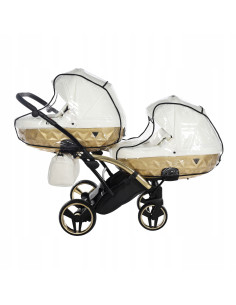 Wózek Junama MIRROR Satin DUO Slim (2 w 1) 06 2