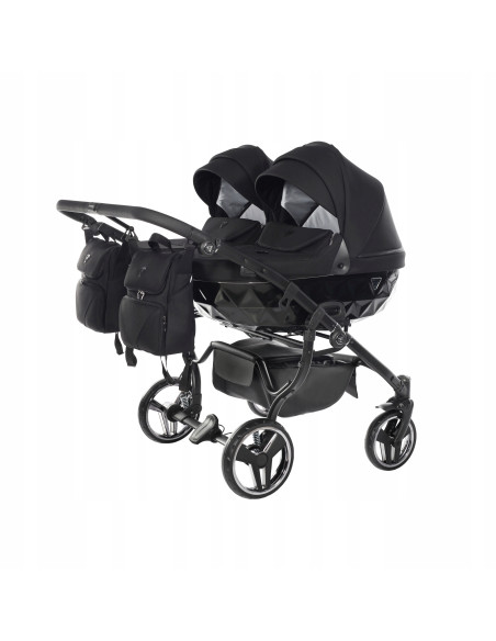 Wózek bliźniaczy Junama BASIC DUO v2 (2w1) 01