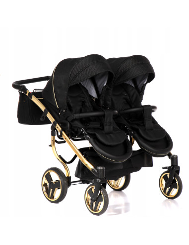 Wózek bliźniaczy Junama MIRROR Satin DUO (3w1) 03