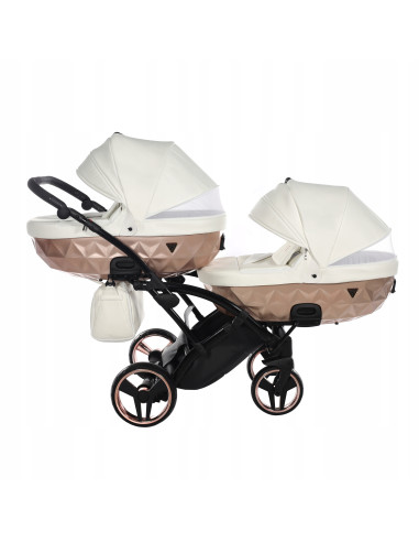 Wózek Junama MIRROR Satin DUO Slim (2 w 1) 05