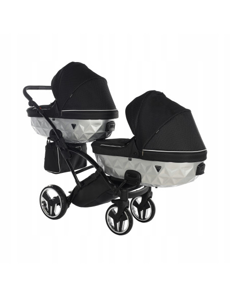 Wózek Junama MIRROR Satin DUO Slim (2 w 1) 01