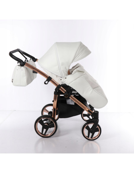 Wózek bliźniaczy Junama MIRROR Satin DUO (3w1) 05