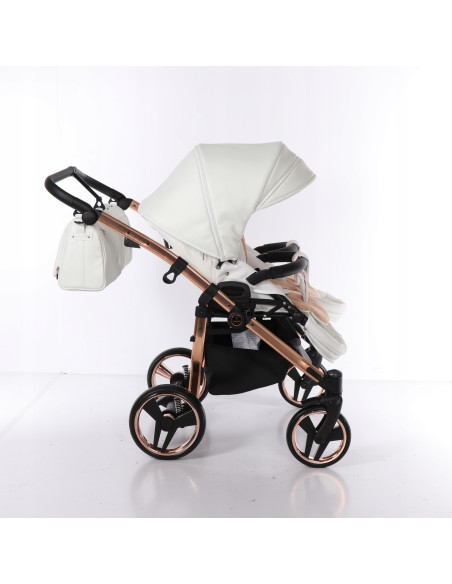 Wózek bliźniaczy Junama MIRROR Satin DUO (2w1) 05