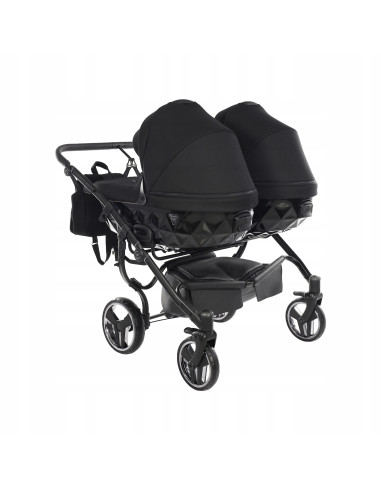 Wózek bliźniaczy Junama BASIC DUO v2 (2w1) 01