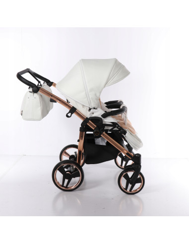 Wózek bliźniaczy Junama MIRROR Satin DUO (2w1) 05