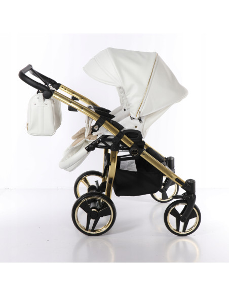 Wózek bliźniaczy Junama MIRROR Satin DUO (3w1) 06