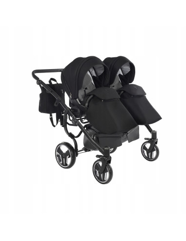 Wózek bliźniaczy Junama BASIC DUO v2 (2w1) 01