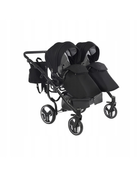 Wózek bliźniaczy Junama BASIC DUO v2 (2w1) 01