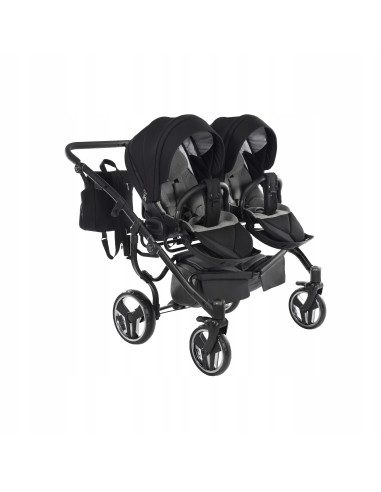 Wózek bliźniaczy Junama BASIC DUO v2 (2w1) 01