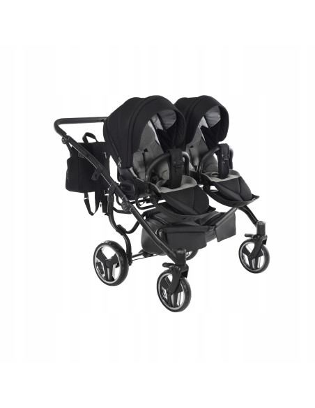 Wózek bliźniaczy Junama BASIC DUO v2 (2w1) 01