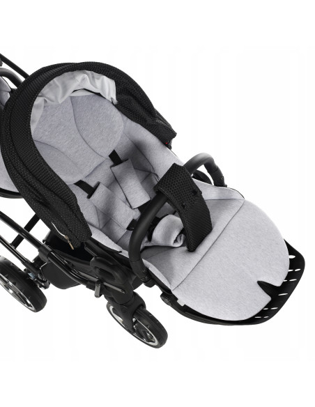 Wózek Junama MIRROR Satin DUO Slim (2 w 1) 01