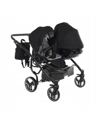 Wózek bliźniaczy Junama BASIC DUO v2 (2w1) 01