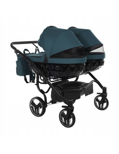 Wózek bliźniaczy Junama BASIC DUO v2 (3w1) 02