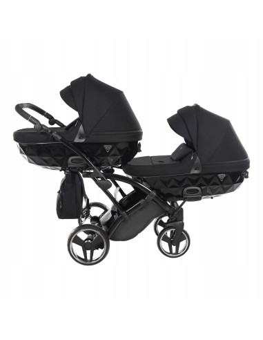 Wózek bliźniaczy Junama BASIC DUO Slim v2 (2w1) 01