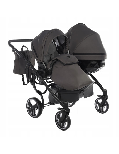Wózek bliźniaczy Junama BASIC DUO v2 (2w1) 03