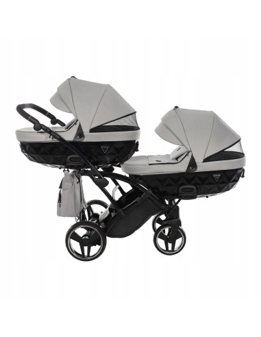 Wózek bliźniaczy Junama BASIC DUO Slim v2 (2w1) 06