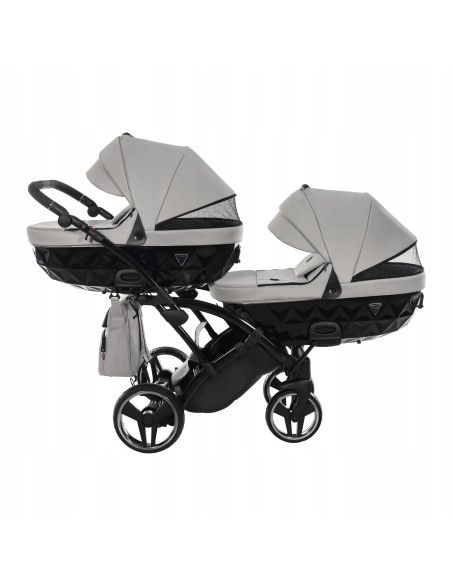 Wózek bliźniaczy Junama BASIC DUO Slim v2 (2w1) 06