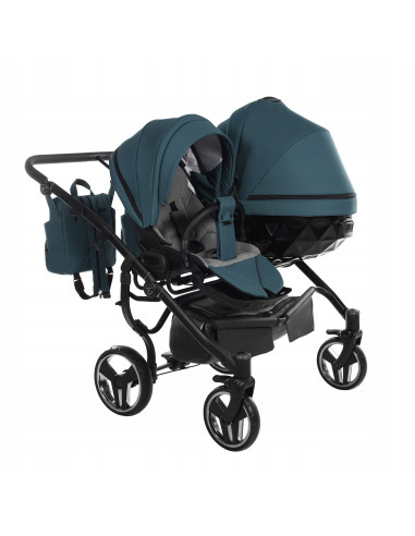 Wózek bliźniaczy Junama BASIC DUO v2 (2w1) 02