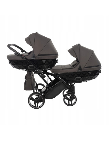 Wózek bliźniaczy Junama BASIC DUO Slim v2 (2w1) 03