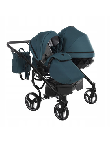 Wózek bliźniaczy Junama BASIC DUO v2 (2w1) 02
