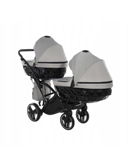Wózek bliźniaczy Junama BASIC DUO Slim v2 (2w1) 06