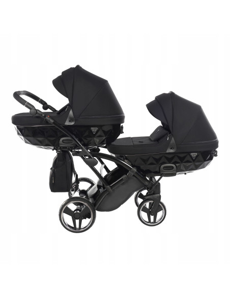 Wózek bliźniaczy Junama BASIC DUO Slim v2 (3w1) 01