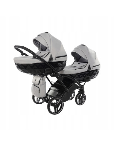 Wózek bliźniaczy Junama BASIC DUO Slim v2 (2w1) 06