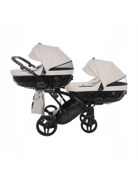 Wózek bliźniaczy Junama BASIC DUO Slim v2 (2w1) 05
