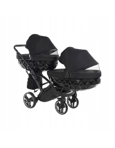 Wózek bliźniaczy Junama BASIC DUO Slim v2 (3w1) 01