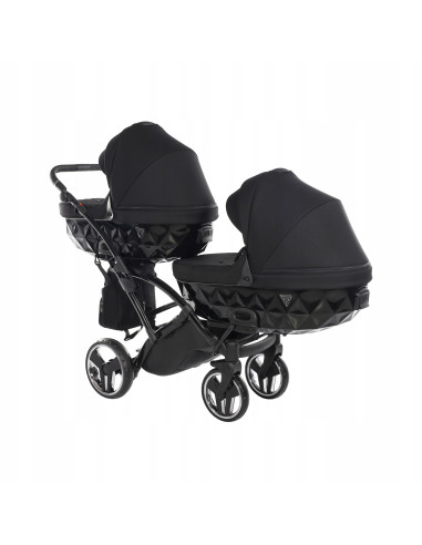 Wózek bliźniaczy Junama BASIC DUO Slim v2 (3w1) 01