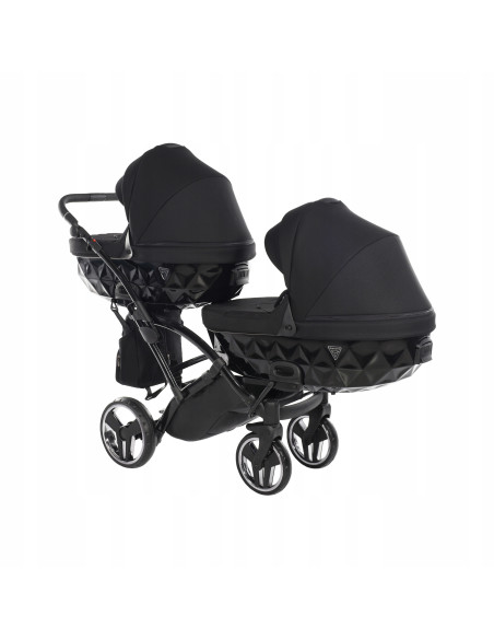 Wózek bliźniaczy Junama BASIC DUO Slim v2 (3w1) 01