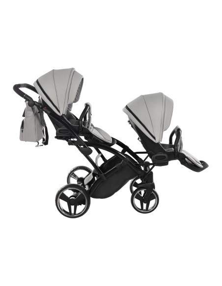 Wózek bliźniaczy Junama BASIC DUO Slim v2 (2w1) 06