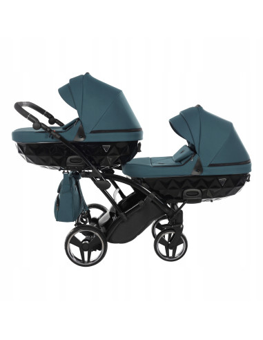 Wózek bliźniaczy Junama BASIC DUO Slim v2 (3w1) 02