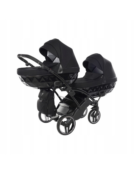 Wózek bliźniaczy Junama BASIC DUO Slim v2 (3w1) 01