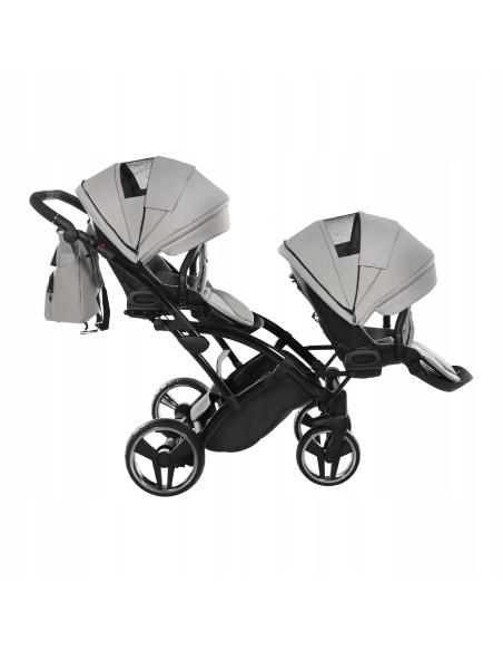 Wózek bliźniaczy Junama BASIC DUO Slim v2 (2w1) 06